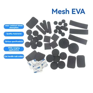 Anti-Slip Black EVA Foam Adhesive Foot Pad Shockproof Antistatic Gasket for Furniture Legs