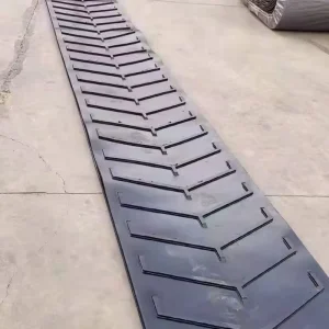 Anti-Slip Convex Chevron Rubber Conveyor Belt Wear Resistant for Inclined Conveying