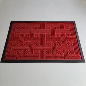 Anti Slip Reversible Puzzle Design Door Mats Cushioned Outdoor Rubber Step Mat for Hotels Front Office