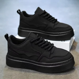 Anti Slip Rubber Sole Lace up Walking Shoes for Men Breathable Mesh Casual Sneakers Work Commute