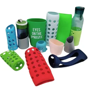Anti-Slip Silicone Bottle Cover for Fitness and Glass Water Bottles