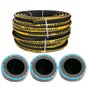 Anti-Static Static-Dissipating Rubber Sandblasting Hose for Automotive Panel Rust Removal Blasting Workshop Surface Equipment