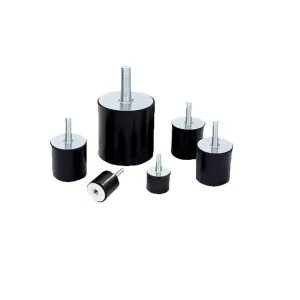 Anti-Vibration Rubber Damper Mount with Threaded Studs for Air Conditioners Washing Machines and Industrial Machinery