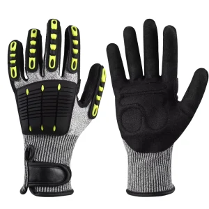 Anti collision Anti cutting Level 5 Thickened Wear resistant Shock absorbing Impact Resistant Shatter resistant Labor Gloves