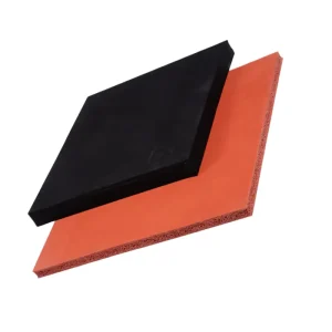 Anti static Foamed Silicone Rubber Sponge Board High Temperature Resistant Silicone Foam Sponge Pad