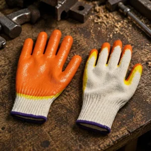 Arbeit Chemical Resistant Guantes Natural Rubber Latex Coated Gloves for Safety Work