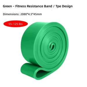 Assisted Elastic Stretching Adult Fitness Yoga Body Building TPE Thick Medium Resistance Anti-Fracture Belt Exercise Pulling Hip