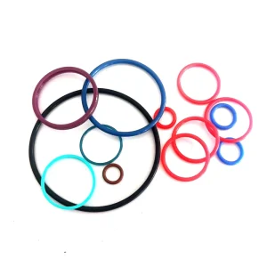 Assorted Black Rubber O Ring Washers X Ring Style for Automotive Car Valve Sealing Materials Include PTFE Silicone PU Plastic
