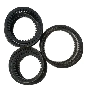 Auto Car Toothed EPDM Rubber Fan Belts Customized OEM Ribbed Drive Transmission Belts