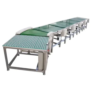 Automated Rubber Belt Conveyor System Adjustable Speed Durable Easy Cleanliness Designed for Panel Furniture Steel Heavy Item