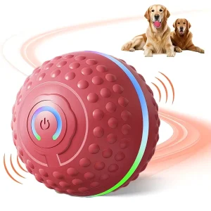 Automatic Bouncing Ball Dog Toy Ball Intelligent Dog Teasing Jumping Ball USB Rechargeable Suitable for Small to Medium Dogs
