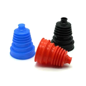 Automobile Steering Ball Joint Dust Cover Universal Blue Rubber Black Corrugated Steering Gear Dust Cover