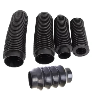 Automotive Connector Dustproof Black Rubber Boots Customizable Size Bellows Sleeve