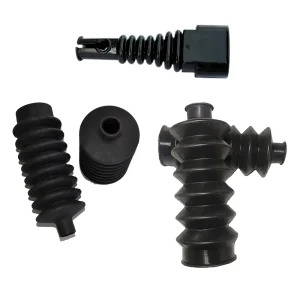 Automotive Connector Dustproof Rubber Boots High Strength Quality Rubber Silicone Bellows Cylinder Screw protection Sleeve