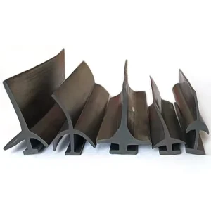 Aviation Type EPDM Insertion Rubber Seal Strip with Fin for Sliding Door Window Glass Channel Mount Weatherstrip