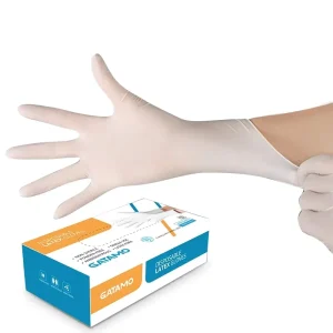 BG26 Cleaning Tattoo Clean Heavy Duty Dental Examination Hand Glove Rubber Disposable Powdered Latex Gloves