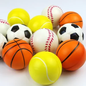 BSBH Hot Selling Stock Goods PU Balls Custom PU Stress Ball For Promotional Gift Kids Toys PU Toy Balls
