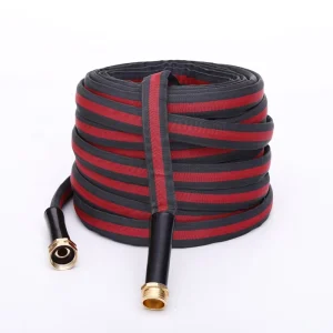 BSCI Factory 50FT Non-Expandable Garden Hose Lightweight Anti-UV Flexible Portable Leak-Proof for Watering Cleaning and Car Washing