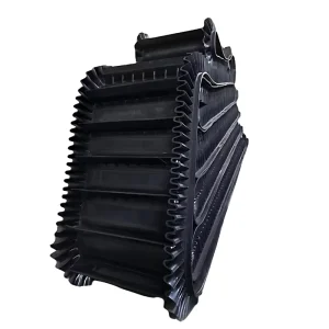 Banda Transportadora De Pared Lateral Corrugada Sidewall Conveyor Belt for Steep Angle Vertical Conveying in Mining Port Coal Steel Industry