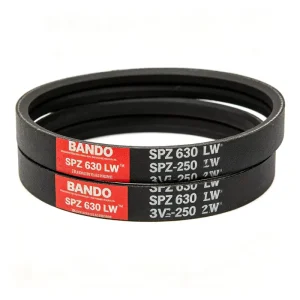 Banded Wedge Link V Belt SPZ Industrial Machines Rubber Transmission V Belt Wrapped Link SPZ600LW 612 630 637 650 662 670 687