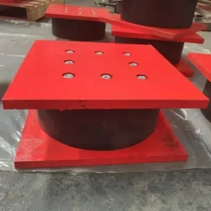 Basin-Type Bridge Pot Bearing Elastomeric Pad for Bridge Construction and Structural Support