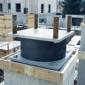 Bearing of Basin Rubber Bearing Support Pot Bridge Bearing Steel for Highway and Railway