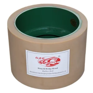 Beige Color Paddy Husking Rubber Roller With 30mm Thickness of Rubber