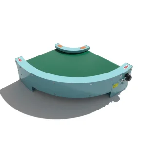 Bend Conveyor Turntable Angle System Round 90 Degree 180 Degree Turning Roller Curve Swerve Belt Anti-Bacterial Anti-Static