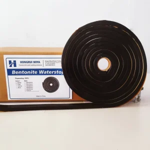 Bentonite Rubber Swelling Waterstop Strip