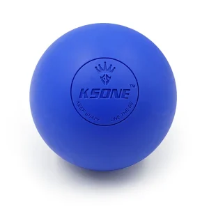 Best Seller Gym Natural Rubber Custom Logo Massage Lacrosse Ball 63.5mm 146g Customized Color Kson Brand Ksl 01 Model