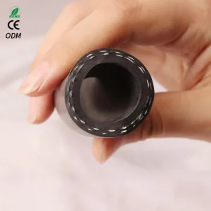 Black 3/8 in Rubber Hose for Air, Oil, Water, Gas, Diesel, and Gasoline