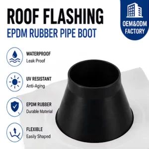 Black Adhesive Roof Flashing Rubber Gasket