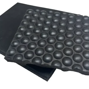 Black Anti Slip Insulation Rubber Sheet Industrial Shock Absorbing Wear Resistant Pressure Resistant Temperature Resistant High
