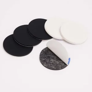 Black Clear Self-Adhesive Silicone Rubber Pads Shock-Absorbing Anti-Slip Feet
