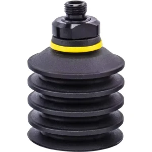 Black Corrugated Nitrile Rubber Vacuum Suction Cup WEA20 WEN20 d20 30 40 50 Stroke 10 20