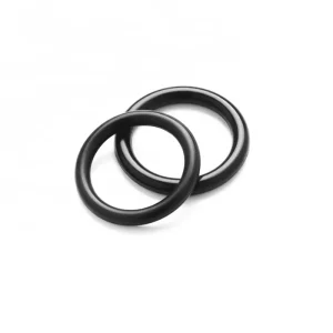 Black Customized Waterproof Rubber O-Rings with Silicone, NBR, PTFE, and EPDM