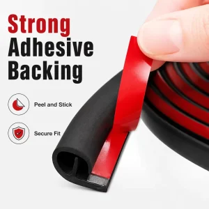 Black EPDM Fender Flare Rubber Seal Gasket and Trim Weatherstrip for Cars and Trucks