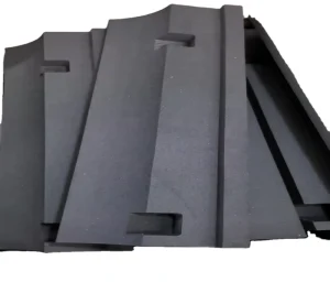 Black EPDM Foam Rubber Products Cutting Moulding Service 20 Shore Hardness Multiple Thickness Options 1-50mm