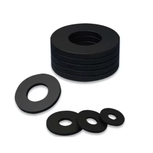 Black EPDM and Silicone Rubber Sealing Washer Gasket