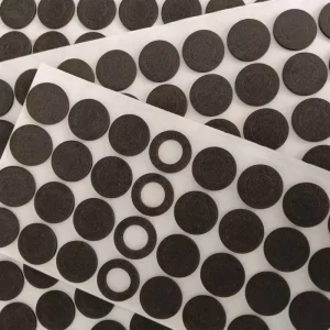 Black Foam Foot Pad Self Adhesive Furniture Mat Thick Shock absorbing Mesh Pad with Adhesive Sealing Sound Insulation Pad