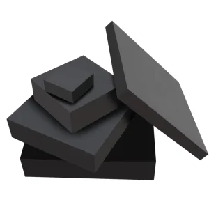 Black Heat-Resistant Silicone Foam Rubber Sheet Buffering Isolation Pad
