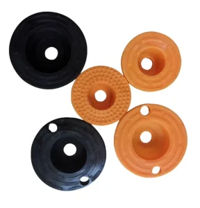 Black Orange Rubber Foot Pad Cup Non slip Rubber Pad