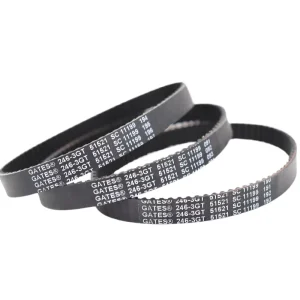 Black Rubber 2GT 3GT 5GT 8YU Timing Belt OEM Customizable Arc Tooth Flat Industrial Transmission Belts