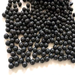 Black Rubber Ball Solid Silicone Rubber Bouncy Ball