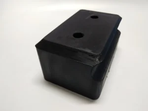 Black Rubber Buffer Block Damping Block Steel Plate Shock Absorber Rubber Damper