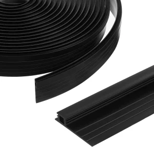 Black Rubber Bug Seal Strip for Sliding Screen Doors