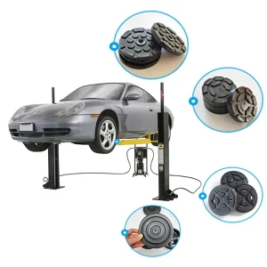 Black Rubber Car Lift Pad Foot Accessories