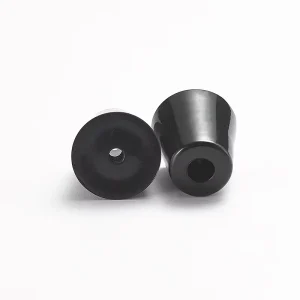 Black Rubber Foot Pad for Machine Tables Chairs Instrument Cases Shock Absorber Non-Slip Heightening