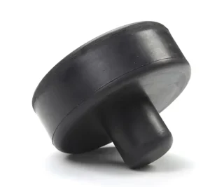 Black Rubber Jack Lift Point Pad Adapter for Tesla