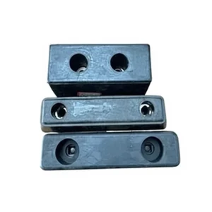 Black Rubber Mechanical Buffer Shock-Absorbing Pad High-Elastic Anti-Vibration Support Gasket
